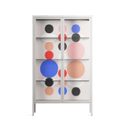 Pattern - Cabinet - David Vanadia - Chalk - Clear glass