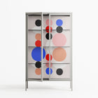 Pattern - Cabinet - David Vanadia - Chalk - Clear glass