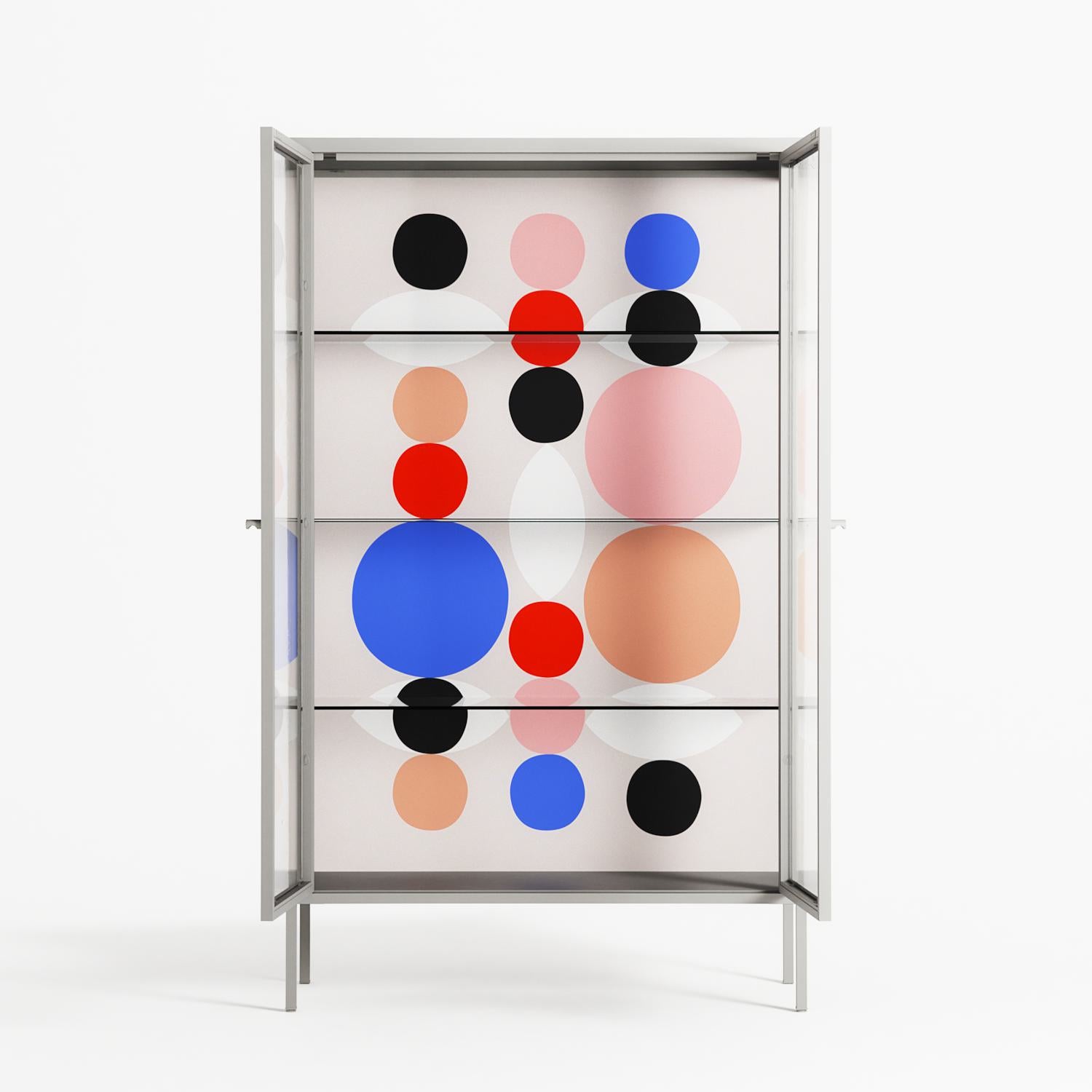 Pattern - Cabinet - David Vanadia - Chalk - Clear glass