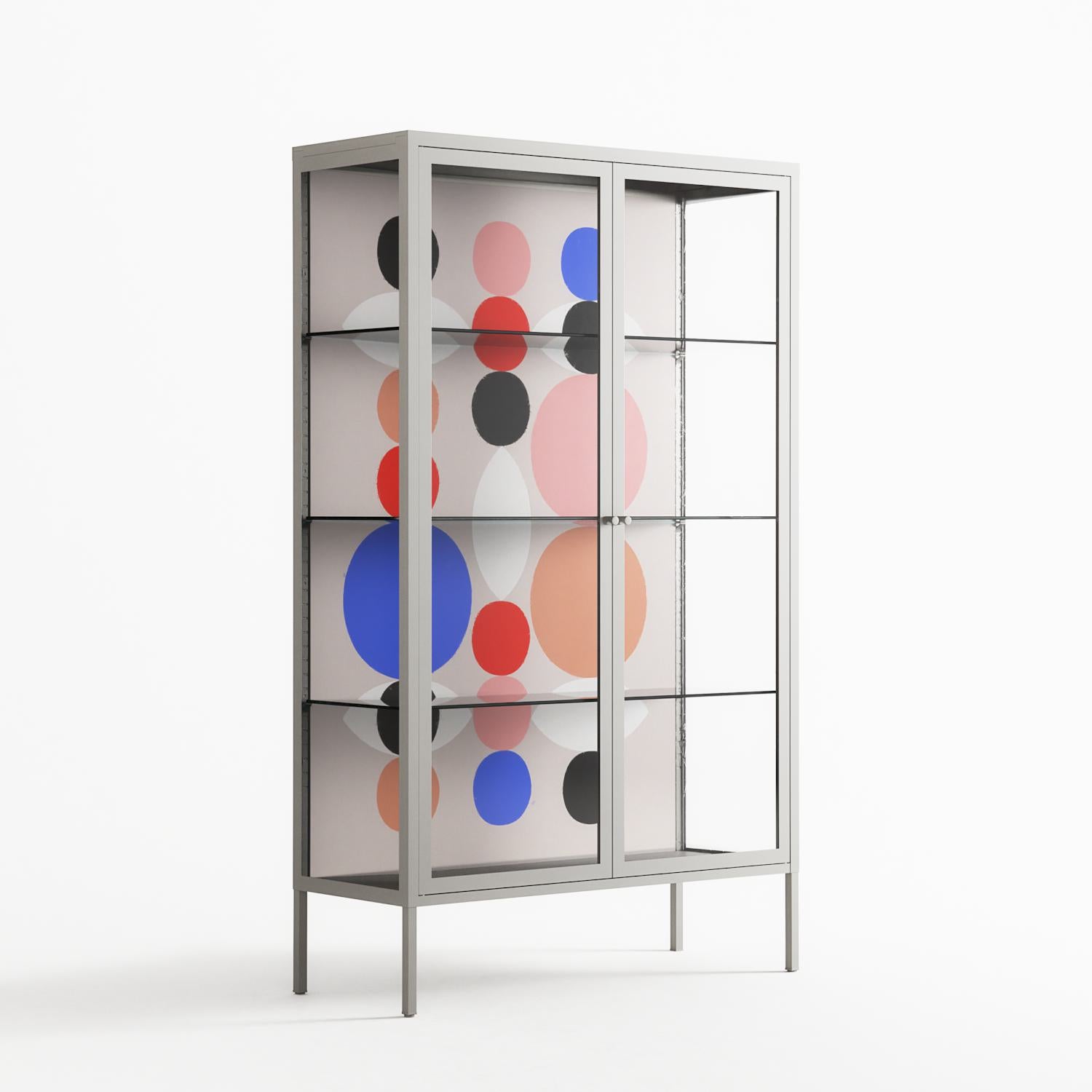 Pattern - Cabinet - David Vanadia - Chalk - Clear glass