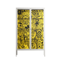 What a Mess - Cabinet - Craig Watkins - Chalk - Clear glass