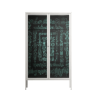 Optical Delusion - Cabinet - Craig Watkins - Chalk - Clear glass