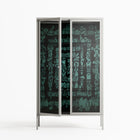 Optical Delusion - Cabinet - Craig Watkins - Chalk - Clear glass