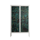 The Green Line - Cabinet - Craig Watkins - Chalk - Clear glass