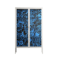 The Blue Line - Cabinet - Craig Watkins - Chalk - Clear glass