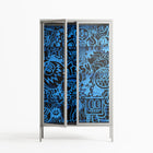 The Blue Line - Cabinet - Craig Watkins - Chalk - Clear glass