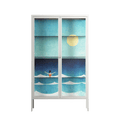 Sea Swim - Cabinet - Henry Rivers - Chalk - Clear glass