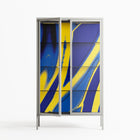 Blue Gale - Cabinet - Oluwasheyi Adebayo - Chalk - Clear glass