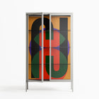JJ - Cabinet - Oluwasheyi Adebayo - Chalk - Clear glass