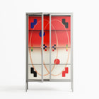 Parallel Mirage - Cabinet - Oluwasheyi Adebayo - Chalk - Clear glass
