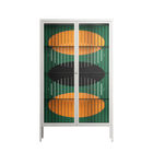 Soul Split - Cabinet - Oluwasheyi Adebayo - Chalk - Clear glass