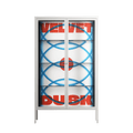 Velvet Dusk - Cabinet - Oluwasheyi Adebayo - Chalk - Clear glass