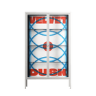 Velvet Dusk - Cabinet - Oluwasheyi Adebayo - Chalk - Clear glass