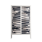 Wave Lens - Cabinet - Oluwasheyi Adebayo - Chalk - Clear glass