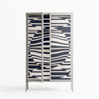 Wave Lens - Cabinet - Oluwasheyi Adebayo - Chalk - Clear glass