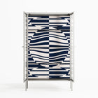 Wave Lens - Cabinet - Oluwasheyi Adebayo - Chalk - Clear glass