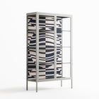 Wave Lens - Cabinet - Oluwasheyi Adebayo - Chalk - Clear glass