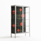 Floral Pipes - Cabinet - Kristin Eriksson - Chalk - Clear glass