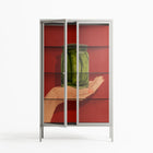 Pickles - Cabinet - Kristin Eriksson - Chalk - Clear glass