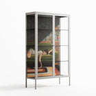 Waiting Game - Cabinet - Kristin Eriksson - Chalk - Clear glass