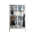 Balance - Cabinet - Sophie Goudman-Peachey - Chalk - Clear glass