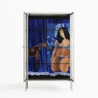 Blue Velvet - Cabinet - Sophie Goudman-Peachey - Chalk - Clear glass