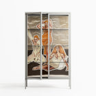 We Are Who We Are - Cabinet - Sophie Goudman-Peachey - Chalk - Clear glass