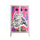 The Ringmaster - Cabinet - Caitlin Flood-Molyneux - Chalk - Clear glass