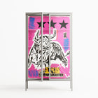 The Ringmaster - Cabinet - Caitlin Flood-Molyneux - Chalk - Clear glass