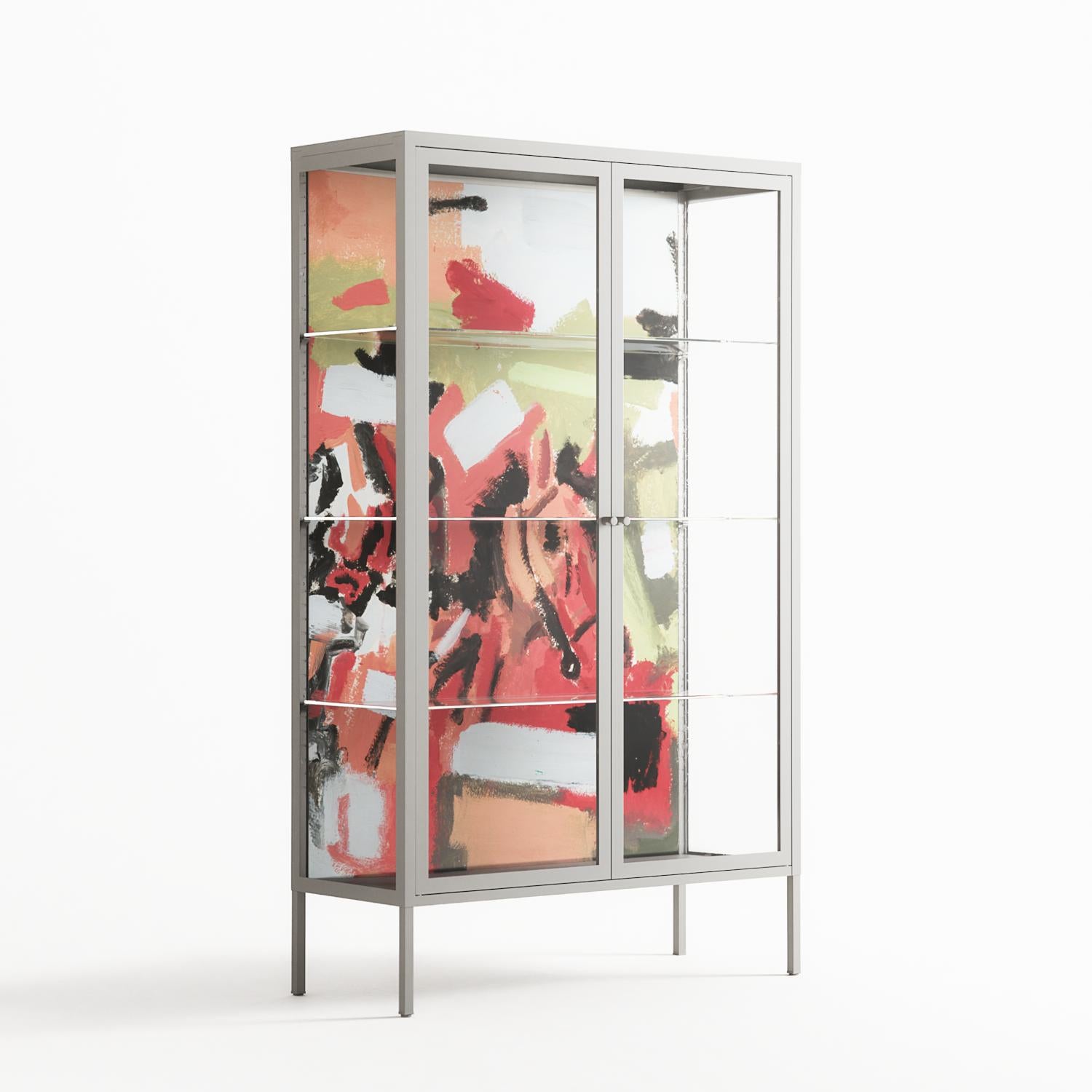 Rogue - Cabinet - Caitlin Flood-Molyneux - Chalk - Clear glass