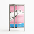 Fleeing - Cabinet - Caitlin Flood-Molyneux - Chalk - Clear glass