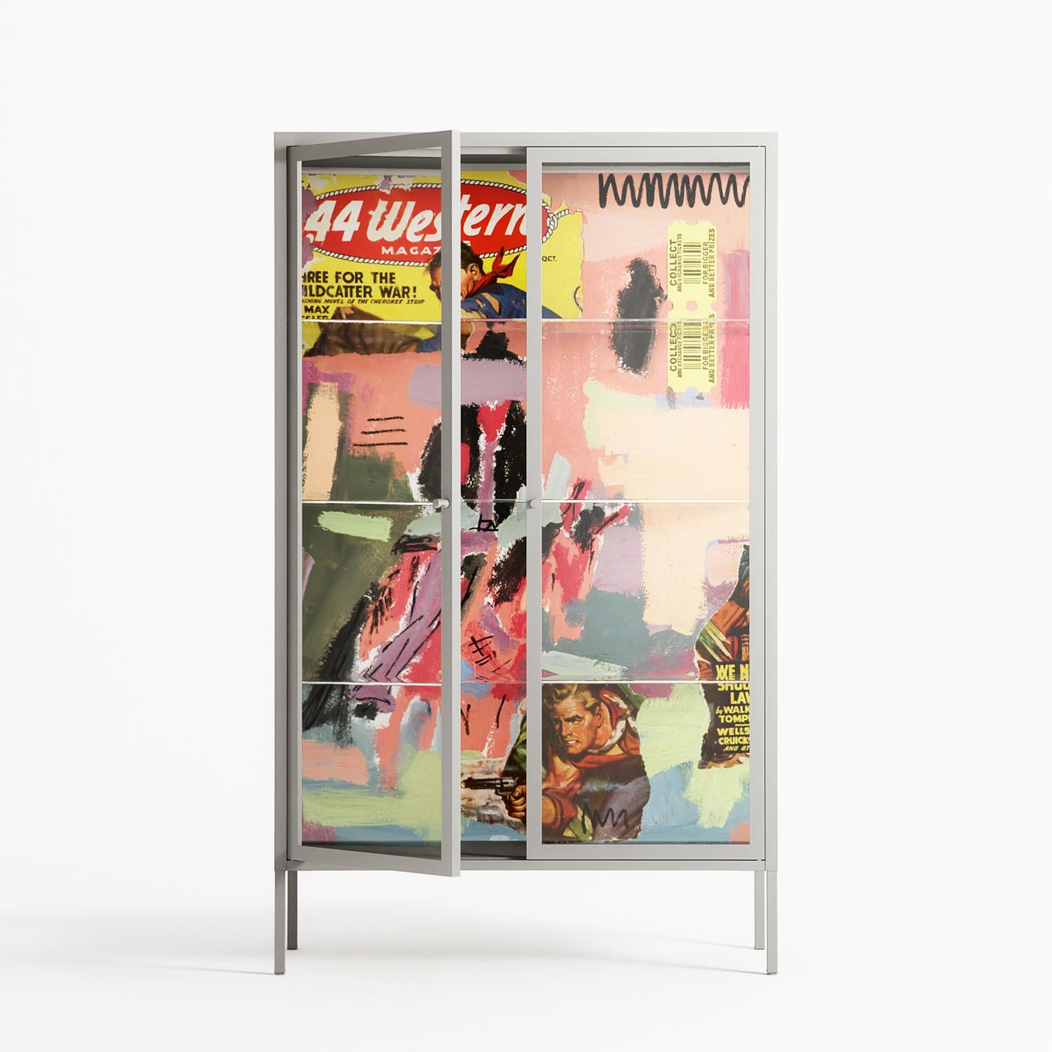 Alternate - Cabinet - Caitlin Flood-Molyneux - Chalk - Clear glass