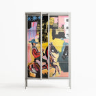Deadlock - Cabinet - Caitlin Flood-Molyneux - Chalk - Clear glass
