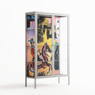 Deadlock - Cabinet - Caitlin Flood-Molyneux - Chalk - Clear glass