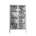 Flight Of Fancy - Cabinet - Diana Catchpole - Chalk - Clear glass