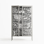 Flight Of Fancy - Cabinet - Diana Catchpole - Chalk - Clear glass