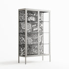 Flight Of Fancy - Cabinet - Diana Catchpole - Chalk - Clear glass