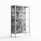 Flight Of Fancy 3 - Cabinet - Diana Catchpole - Chalk - Clear glass