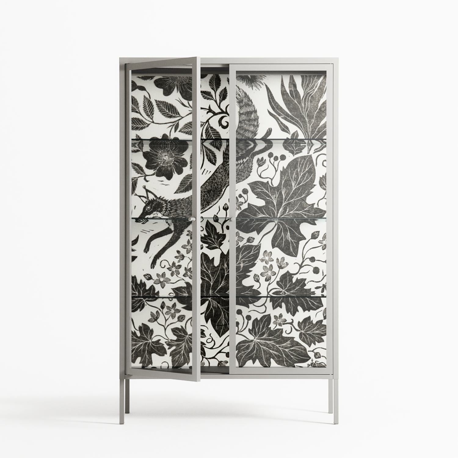 Ode to Summer 4 - Cabinet - Diana Catchpole - Chalk - Clear glass