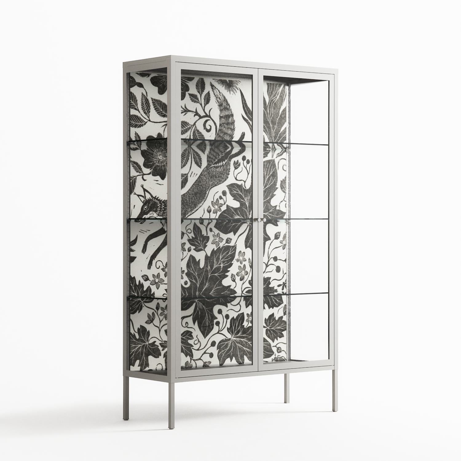 Ode to Summer 4 - Cabinet - Diana Catchpole - Chalk - Clear glass