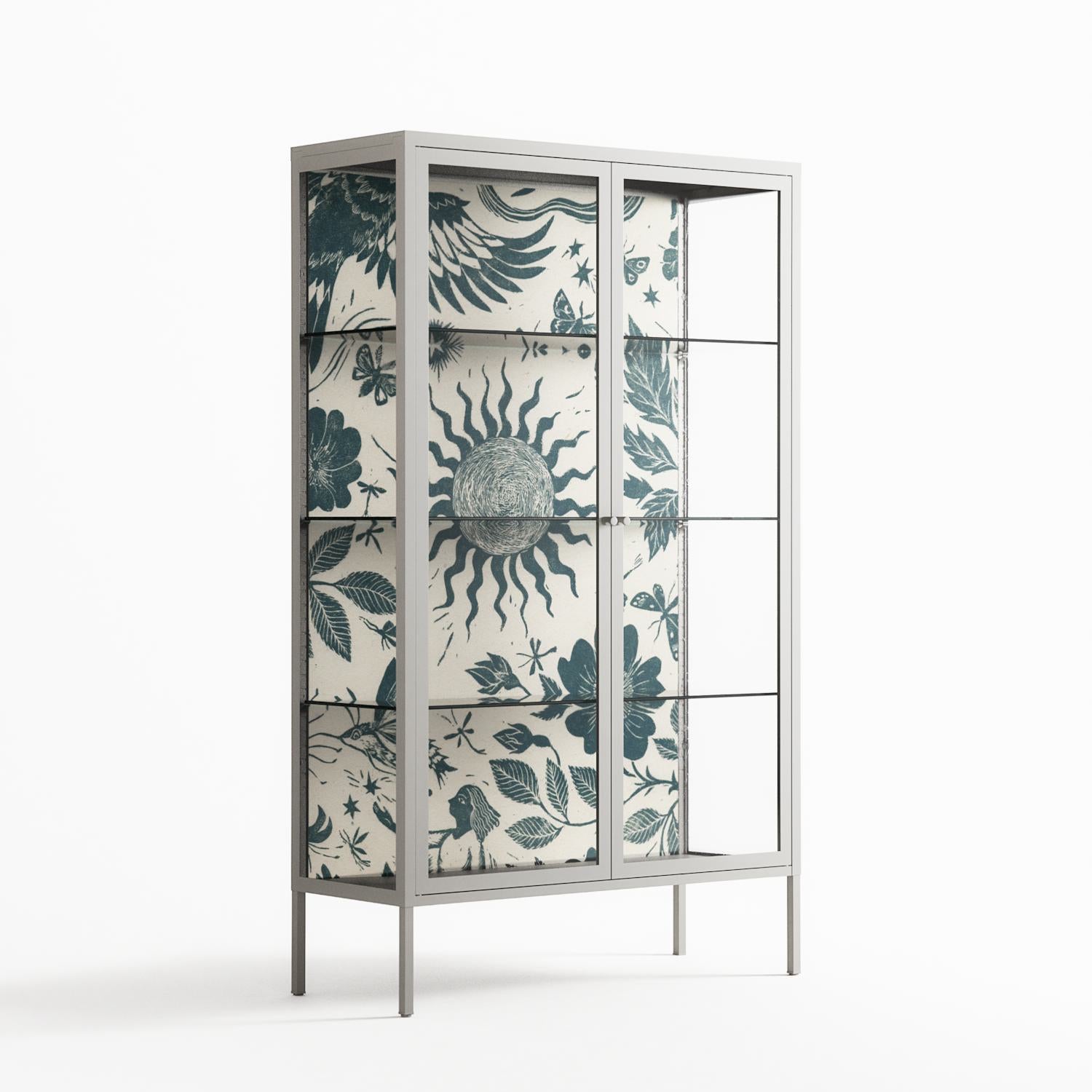 Ode to Summer 6 - Cabinet - Diana Catchpole - Chalk - Clear glass