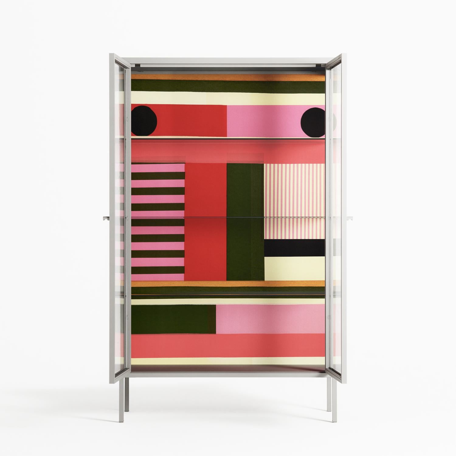 Harmonic - Cabinet - Rikki Hewitt - Chalk - Clear glass