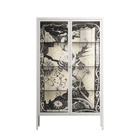 Oberon and Elgar - Cabinet - Naia Escribano - Chalk - Clear glass