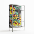 Maps - Cabinet - Naia Escribano - Chalk - Clear glass