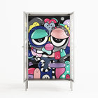 Bobsan - Cabinet - Maddalena Fanfani - Chalk - Clear glass