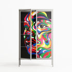 Orbiting Around Herself - Cabinet - Mathilda Kienast - Chalk - Clear glass