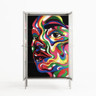 Orbiting Around Herself - Cabinet - Mathilda Kienast - Chalk - Clear glass