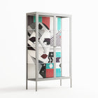 The Dessolution - Cabinet - Mathilda Kienast - Chalk - Clear glass