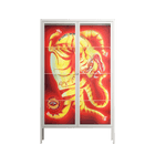 Burning Tiger - Cabinet - Mo Kalache - Chalk - Clear glass