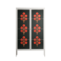 Berry Branch - Cabinet - Ethan Fender - Chalk - Clear glass